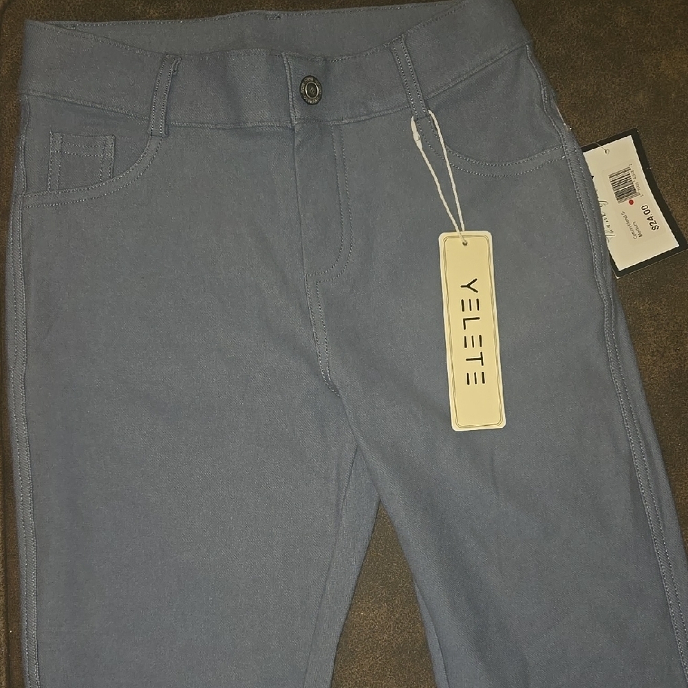 Yelete Blue Skinny Pants - Picture 2 of 6